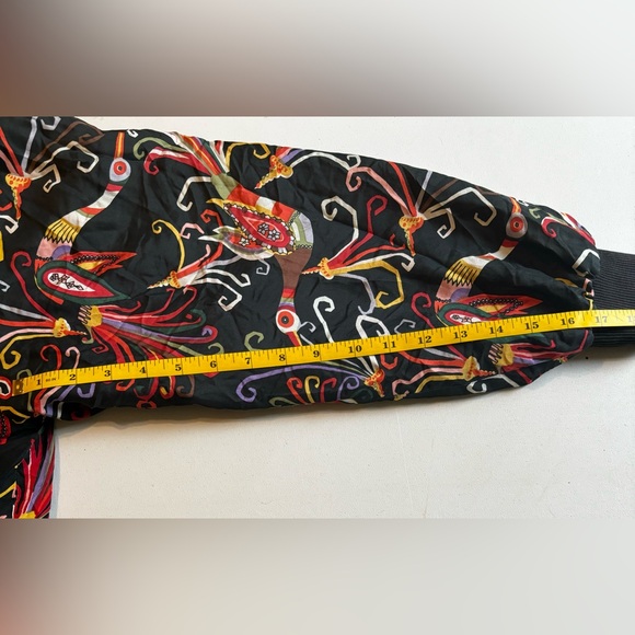 Colorful Patterned Women's Jacket - Picture 5 of 8